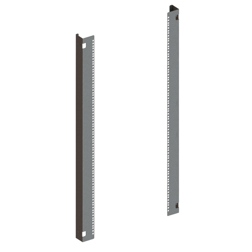 2 profile adaptare 19" pentru cutie L=600 mm &Icirc;=1200 mm (26U)