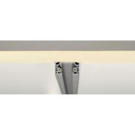 1-faze high-voltage track, surface-mounted, 1m, silvergrey