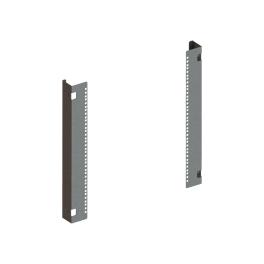 2 profile adaptare 19" pentru cutie L=600 mm Î=600 mm (13U)