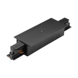 3-phase Power Feed-in recessed black, Plastic