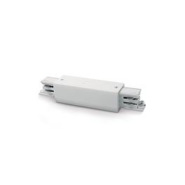 3PH-conector longitudinal cu feed-in, alb