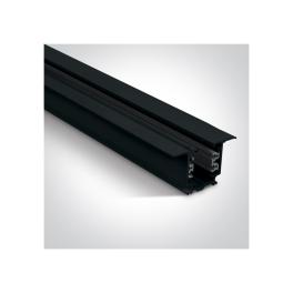 3PH-pătrat de cale încastrată 3m, negru