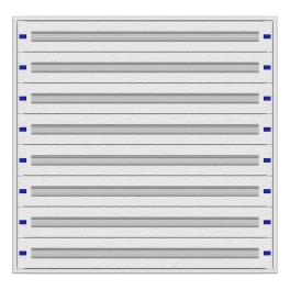 5U-24UV, 8-randuri, 456UH, H1195L1230A250mm