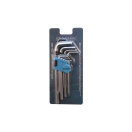 9PCS HEX KEY SET 170mm LONG ARM