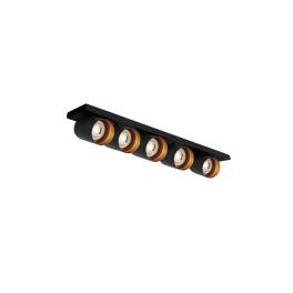 Acrux 5x10W 100-240V GU10 IP20 negru