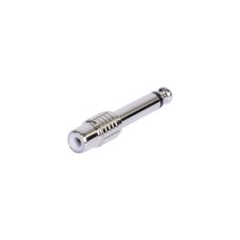 ADAPTOR JACK 6.35 TATA - RCA MAMA METAL MONO