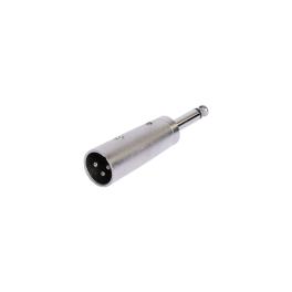 ADAPTOR XLR TATA - JACK 6.35 TATA MONO METAL
