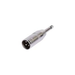 ADAPTOR XLR TATA - JACK 6.35 TATA MONO METAL