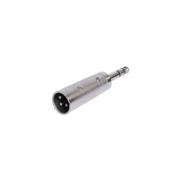 ADAPTOR XLR TATA - JACK 6.35 TATA STEREO METAL