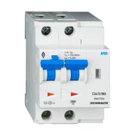 AFDD, seria Lisa, C 16 A, 2 poli, 30 mA, tip AC, 10 kA
