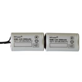 Akku 9,6V 2,0 Ah ptr.Einzelbatt. luminien ERT-LED 1h, 3h, 8h