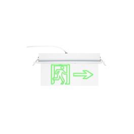 AL3117 -LAMPA EXIT SAGEATA IN LATERAL / PLASTIC
