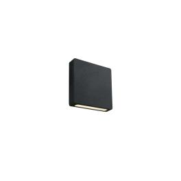 Alnar SQ Down 2W, 100lm, 3000K, IP65, negru
