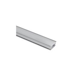 Alu inground profile 7914R/AL+3mm PC opal diffuser IP67, 2m