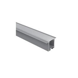 aluminiu recesed profile 7912R/AL+PC opal diffuser,2 meters