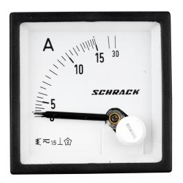 Ampermetru 48*48mm, 15A, conexiune directă, AC