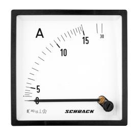 Ampermetru 96*96mm, 15A, conexiune directă, AC