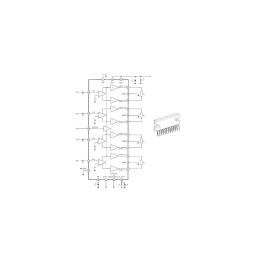 AMPLIFICATOR AUDIO 43W BTL X 4 CANALE