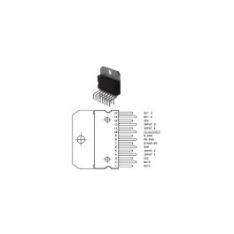 AMPLIFICATOR AUDIO AUTO 2/4 CANALE 2X35W