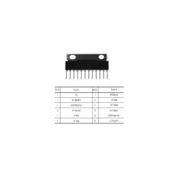 AMPLIFICATOR AUDIO DUAL  2X3 W