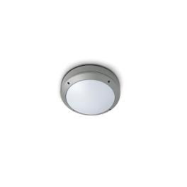 Aplică/plafonieră Teito1, rotundă,  E27, 20W, IP54, gri