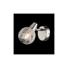 APLICA DE PERETE 1XE14 NICHEL SATIN/ALUMINIU