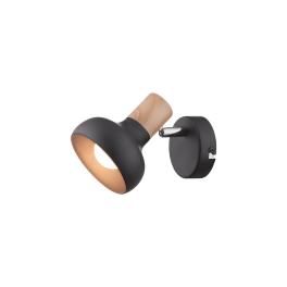 APLICA DE PERETE NEAGRA ADDY 1XE14 ALB/LEMN