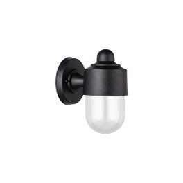 APLICA DE PERETE ROGER  1XE27 NEGRU IP44