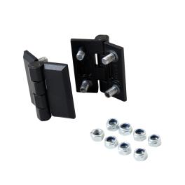 Balamale pentru ușă dulap de podea DT (2 balamale+8 piulite)