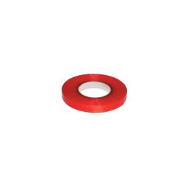Bandă dublu adezivă termorezistentă, roşu, 50m x 19mm