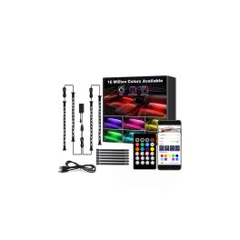 BANDA LED RGB SINCRONIZARE MUZICA BLUETOOTH , SET