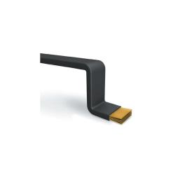 Bară cupru flexibilă, izolată, 250 A, 3x20x1, lungime 2m