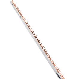 Baretă cu contacte furcă 10 mm², 3P, L1/L2/L3,1m