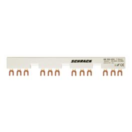 Baretă furcă pentru 4xBE5+ contact aux. 54mm, 63A