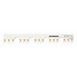 Baretă furcă pentru 5xBE5 + contact auxiliar, 54mm, 63A