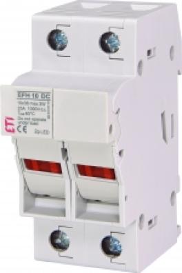 Bază siguranțe efh 10 dc 2p led