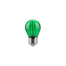 BEC LED G45 E27 2W CU FILAMENT LUMINA VERDE