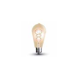 BEC LED ST64 E27 5W CU FILAMENT, REGLABIL 2200K ALB CALD
