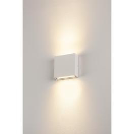 BIG QUAD UP/DOWN aplica, 6x1W, 3000K, IP54, patrat, alb