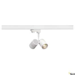 BIMA II spot șină, alb, GU10, 1x50W max., incl. 3P.-adaptor