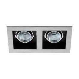 Biscari 2 swivelling 2 x 7W 2700K aluminium brushed IP20