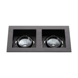 Biscari 2 swivelling 2 x 7W 2700K black IP20