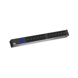 BN500 - 19'' 12xC13, 2 m fisa Schuko, AL, 16A -230V