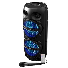 Boxa portabila 2x8"/20cm 100w tws bt/fm/usb/msd