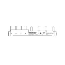 Busbar Pin Version, 4-pole, 16mm², adapter form