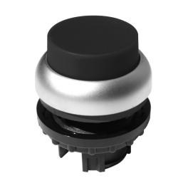 Buton comandă proeminent, cu revenire, negru