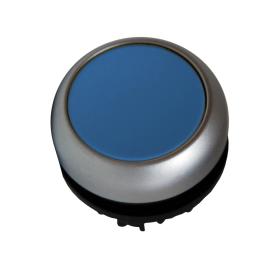 Buton comanda cu revenire albastru
