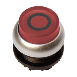 Buton comanda iluminat inalt cu revenire rosu "0"