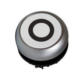 Buton comanda iluminat scund cu revenire alb "0"
