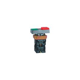 BUTON DUBLU BW 8475 224V 1NO+1NC ROSU SI VERDE+INDICATOR CU LED